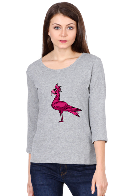 Women’s Full Sleeves Animal's & Monster's  T-Shirts - monster bird