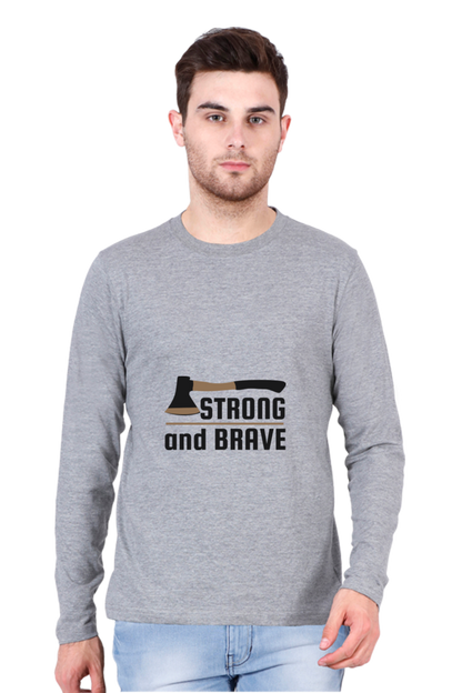 Men’s  Adventure Full Sleeve - T Shirt - brave