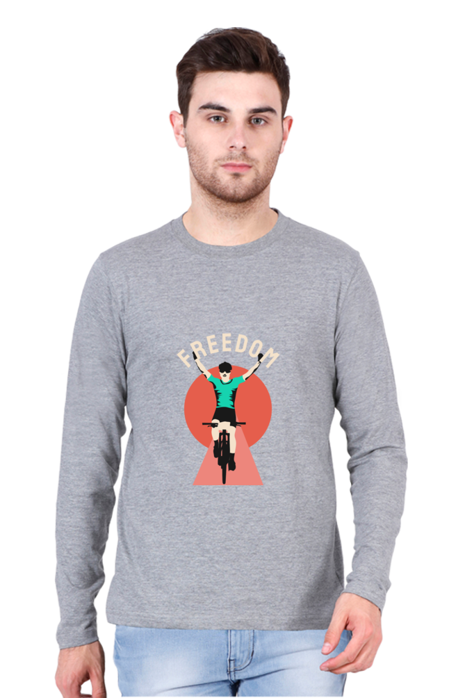 Men's BMX Full sleeve T-Shirt - freedom