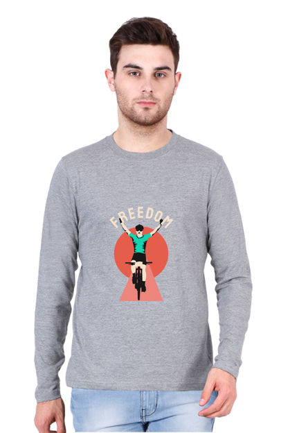 Men's BMX Full sleeve T-Shirt - freedom