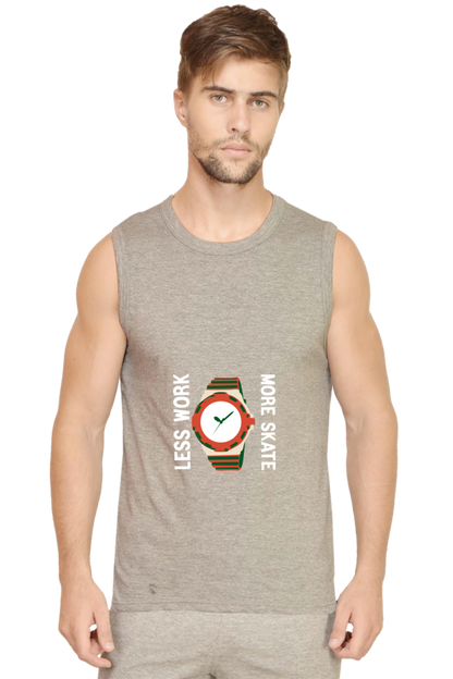 Men’s Skateboard Gym Vest - Less Work