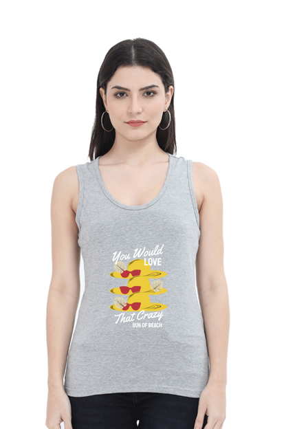 Women Summer Tank Top -  Crazy