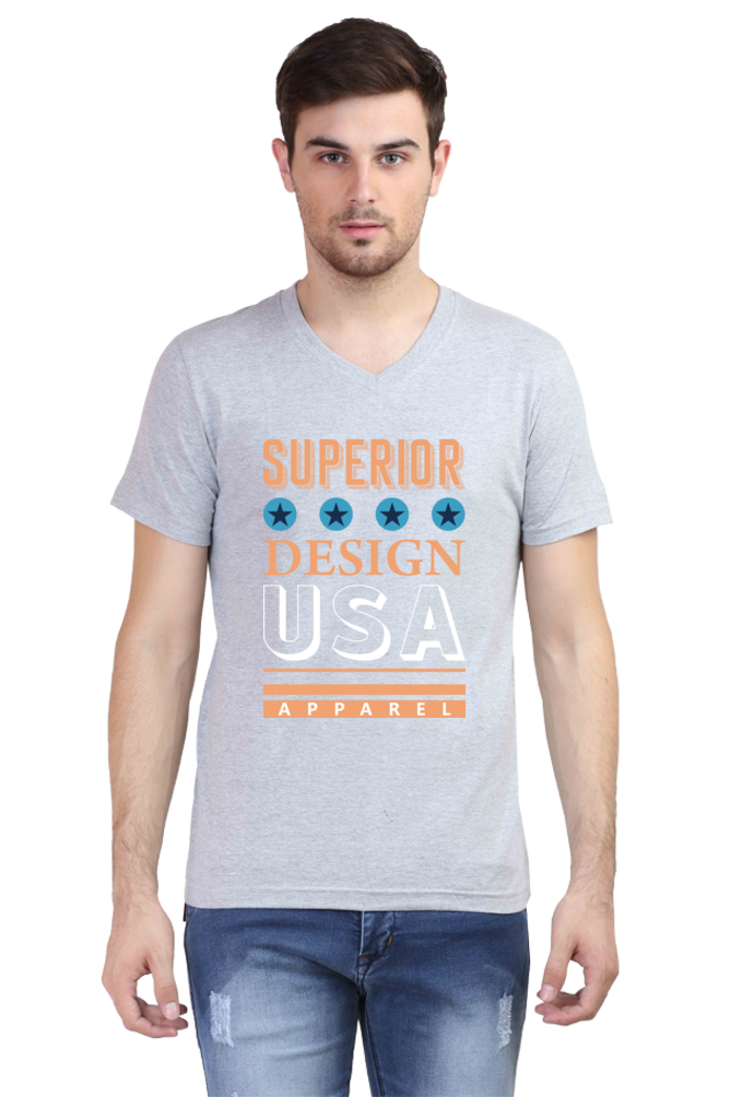 Men's V Neck T-Shirt - Superior