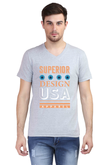 Men's V Neck T-Shirt - Superior