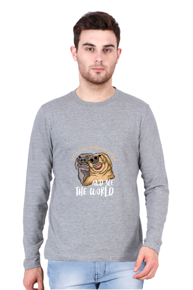 Men’s  Funny & Queen SVG Full Sleeve - T Shirt - vacation