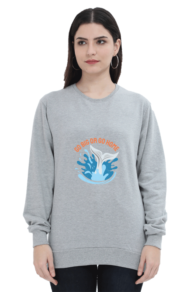 Women Swimming Sweatshirt - Go Home
