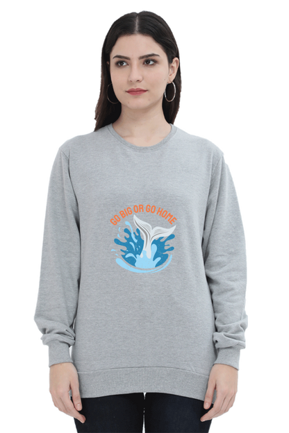 Women Swimming Sweatshirt - Go Home