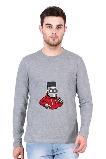 Men’s  Dance Full Sleeve - T Shirt - robot hip-hop