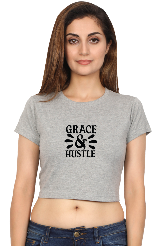 Women Motivational Crop Top - Grace