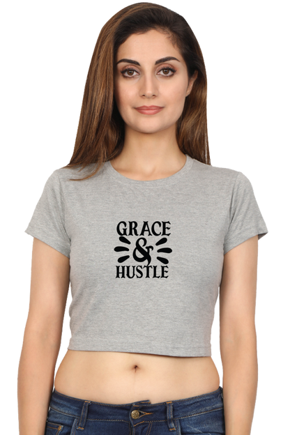 Women Motivational Crop Top - Grace