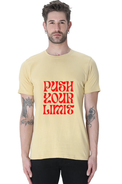 Motivational Unisex Cotton Round Neck T-shirt
