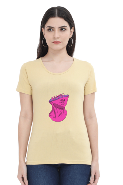Women’s Round Neck Stones T-Shirts - Stoned Head