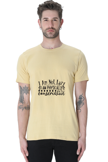 Men's Funny & Queen SVG Round Neck T-Shirt - conservative