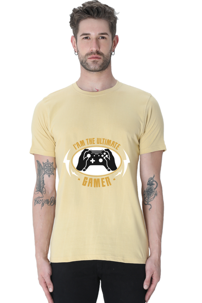 Gamer Unisex Cotton Round Neck T-shirt - Ultimate