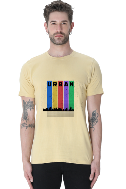 Urban Unisex Cotton Round Neck T-shirt