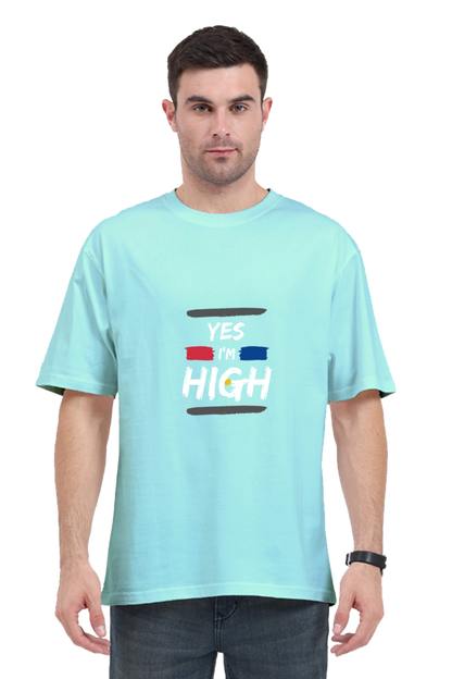 Round Neck Half-Sleeves - I'M High T-Shirt