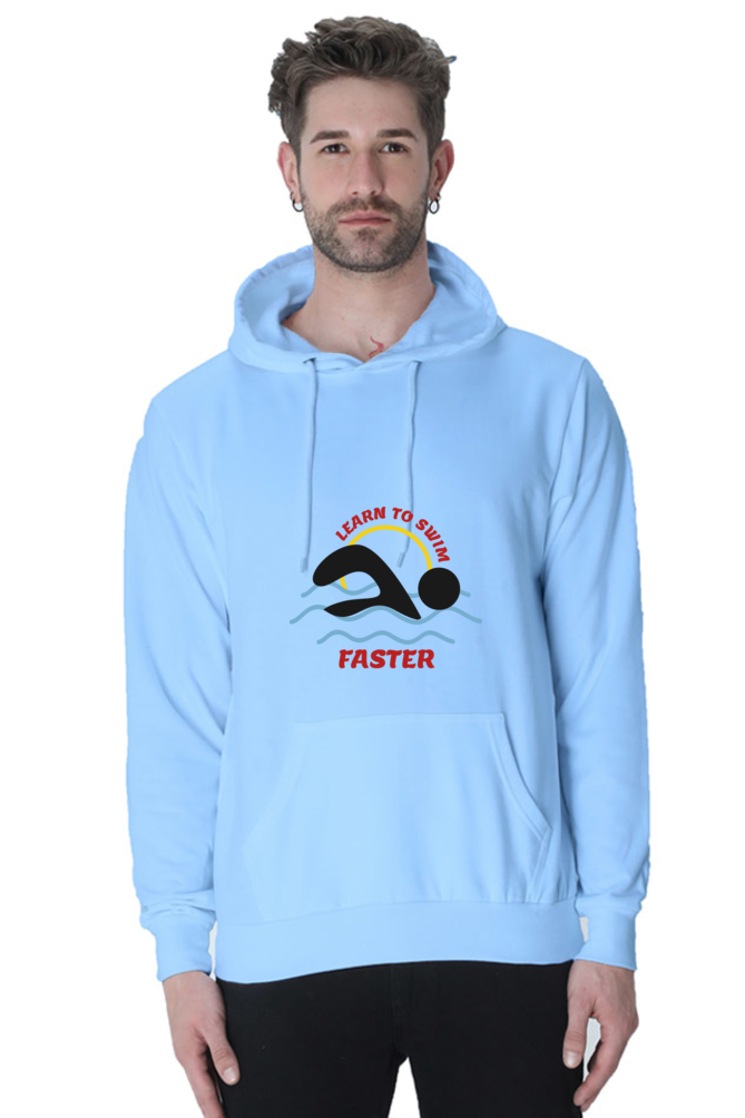 Men's  Swimming Sweatshirts Hoodie - Faster
