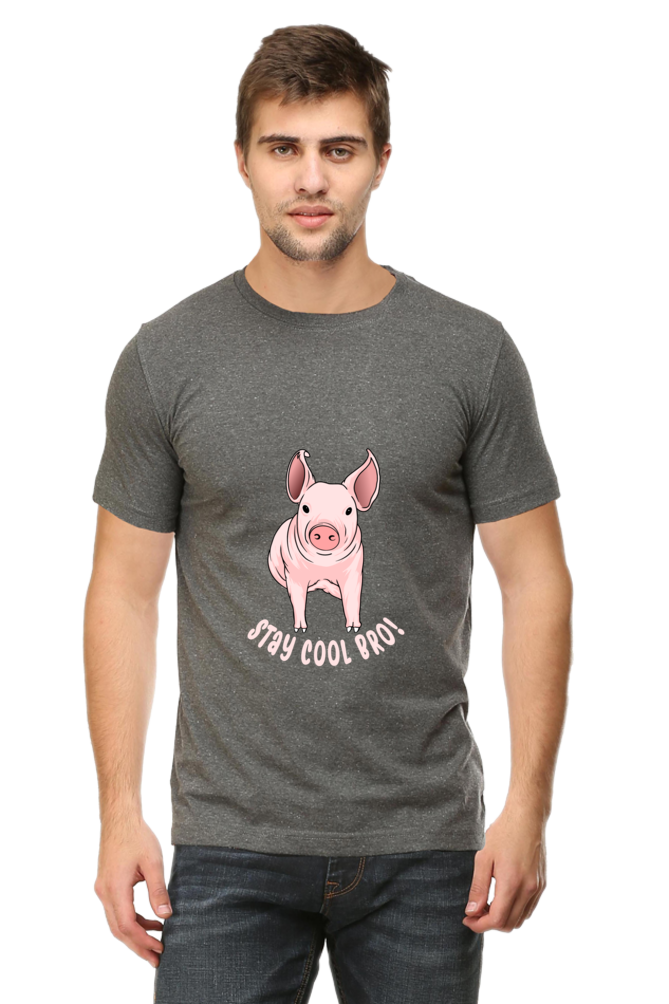 Men's Funny & Queen SVG Round Neck T-Shirt - cool