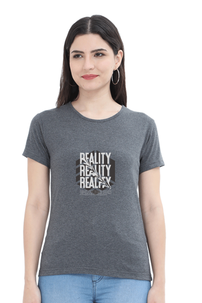 Women’s Round Neck Stones T-Shirts - Reality