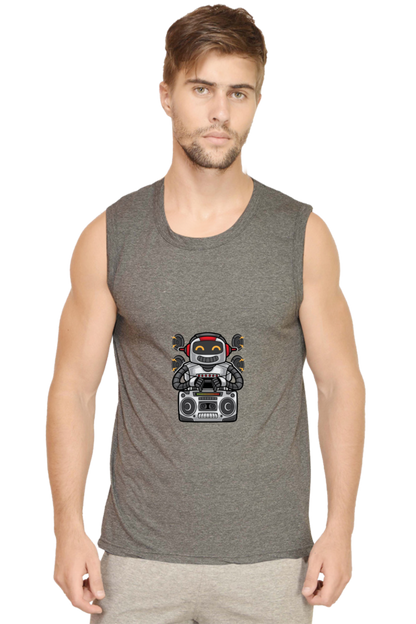 Men’s Dance Gym Vest - radio hip-hop
