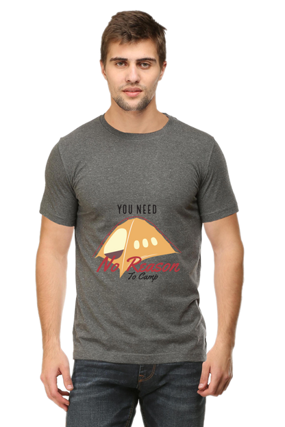 Men's Round Neck Summer T-Shirt - No Reason