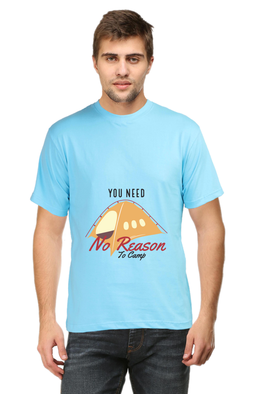 Men's Round Neck Summer T-Shirt - No Reason