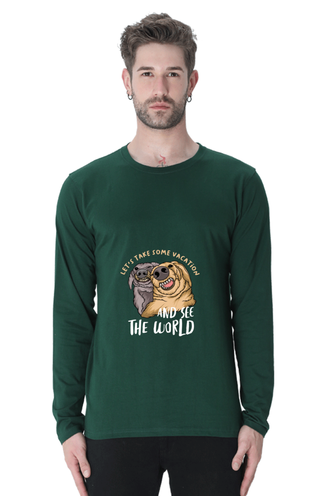 Men’s  Funny & Queen SVG Full Sleeve - T Shirt - vacation
