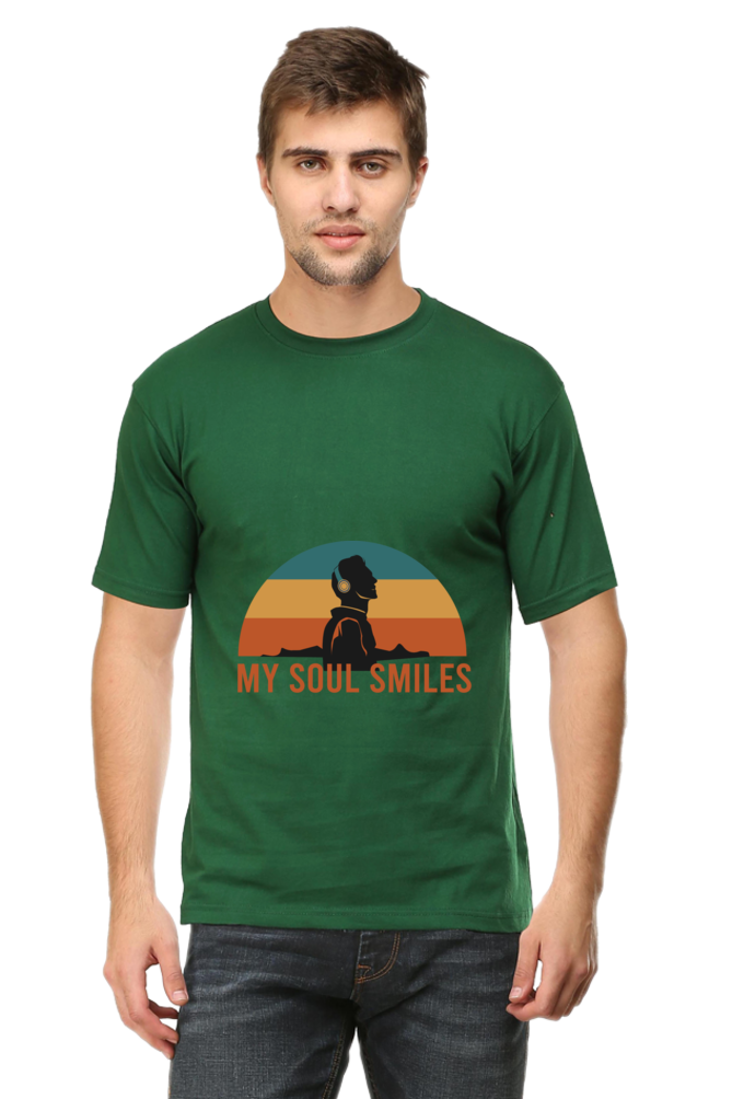 Music Unisex Cotton Round Neck T-shirt -  Soul Smiles