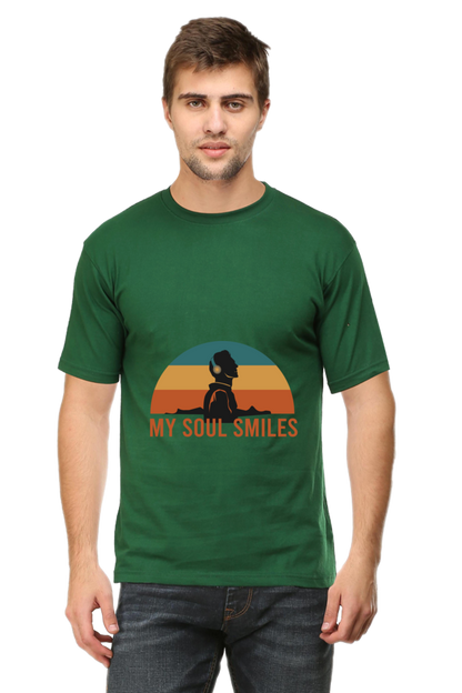 Music Unisex Cotton Round Neck T-shirt -  Soul Smiles