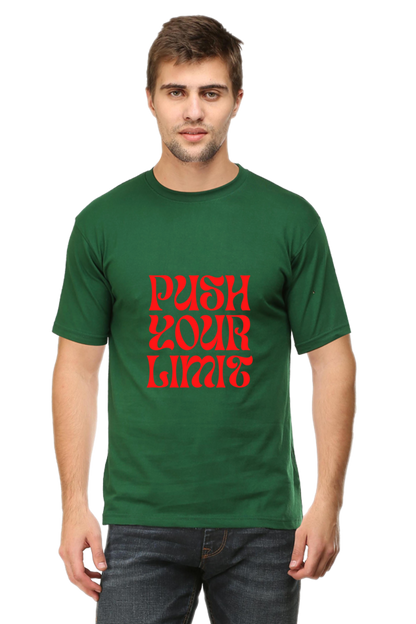 Motivational Unisex Cotton Round Neck T-shirt