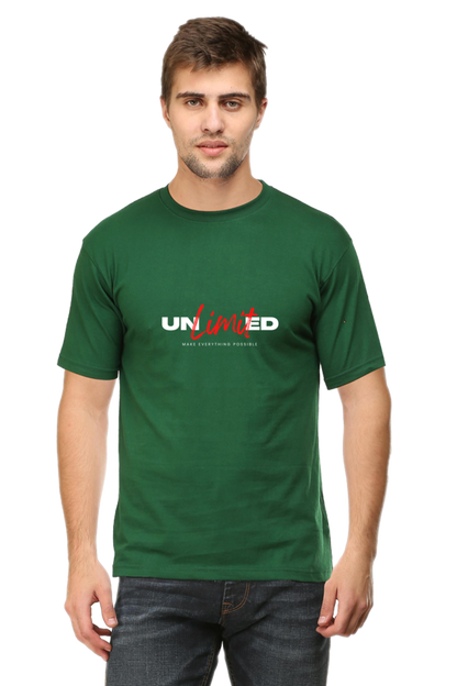 Motivational Unisex Cotton Round Neck T-shirt