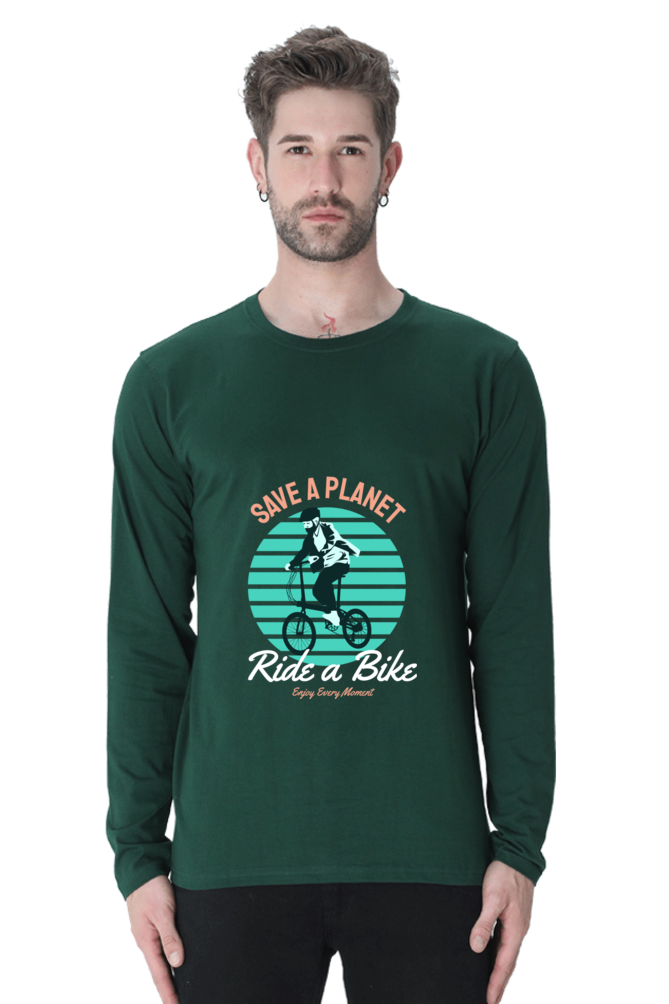 Men’s  BMX Full Sleeve - T Shirt - ride bike
