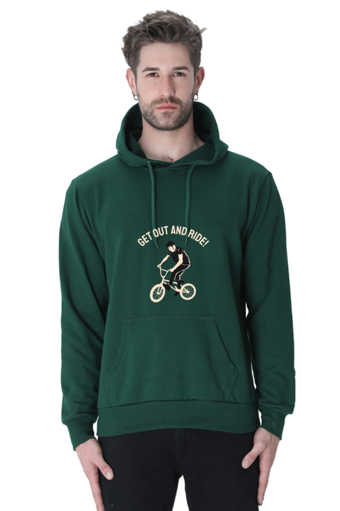 Men's  Rider Sweatshirts Hoodie - get out
