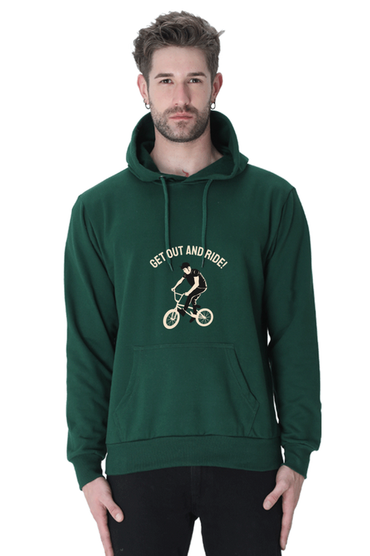Men's  Rider Sweatshirts Hoodie - get out