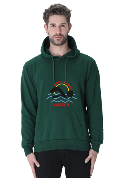 Men's  Swimming Sweatshirts Hoodie - Faster
