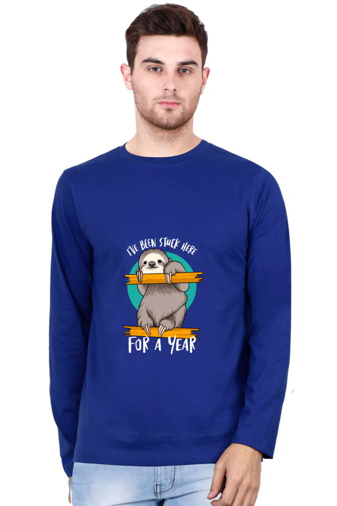 Men’s  Funny & Queen SVG Full Sleeve - T Shirt - stuck