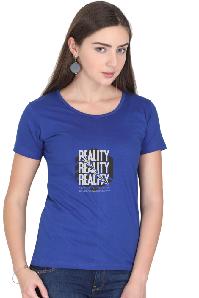 Women’s Round Neck Stones T-Shirts - Reality