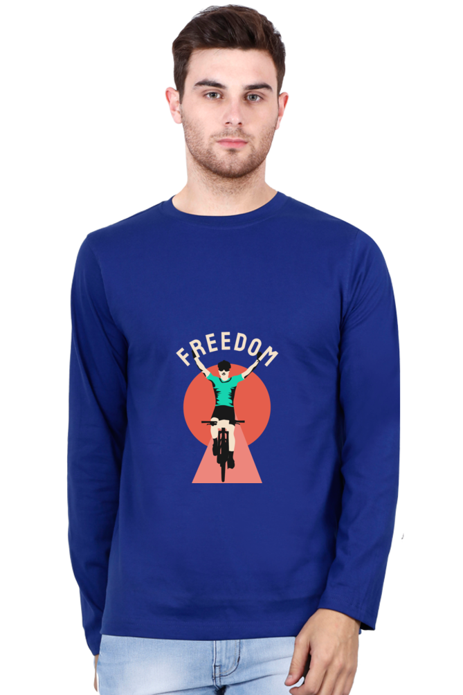Men's BMX Full sleeve T-Shirt - freedom