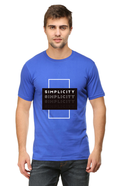 Minimalistic Unisex Cotton Round Neck T-shirt