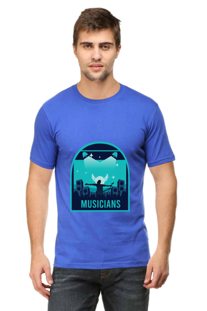 Music Unisex Cotton Round Neck T-shirt - Musicians