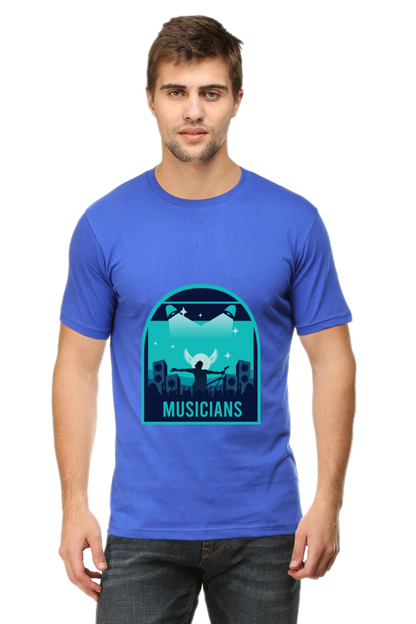 Music Unisex Cotton Round Neck T-shirt - Musicians