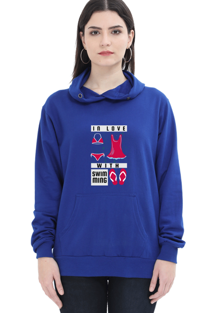 Women's Swimming Sweatshirts Hoodie - In Love