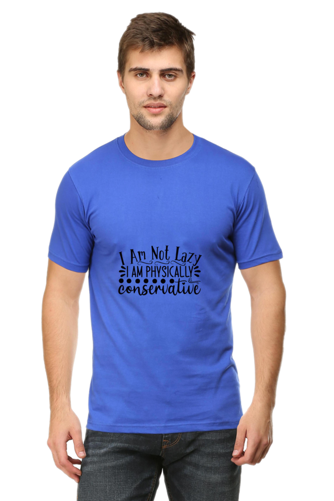 Men's Funny & Queen SVG Round Neck T-Shirt - conservative