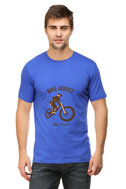 Men's BMX Cotton Round Neck T-Shirt - addict