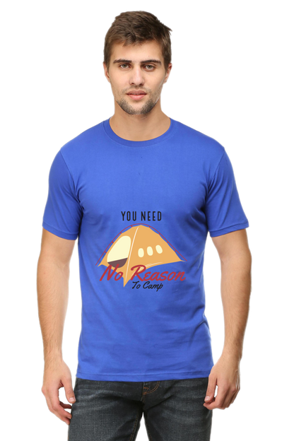 Men's Round Neck Summer T-Shirt - No Reason