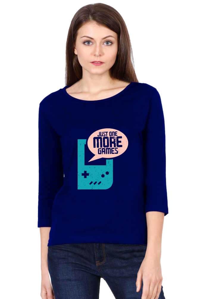 Women’s Full Sleeves Gamer T-Shirts - Just One