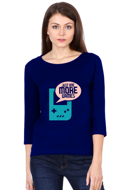 Women’s Full Sleeves Gamer T-Shirts - Just One