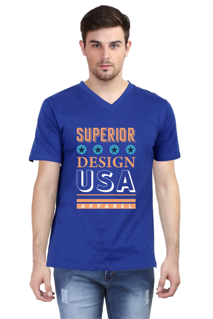 Men's V Neck T-Shirt - Superior