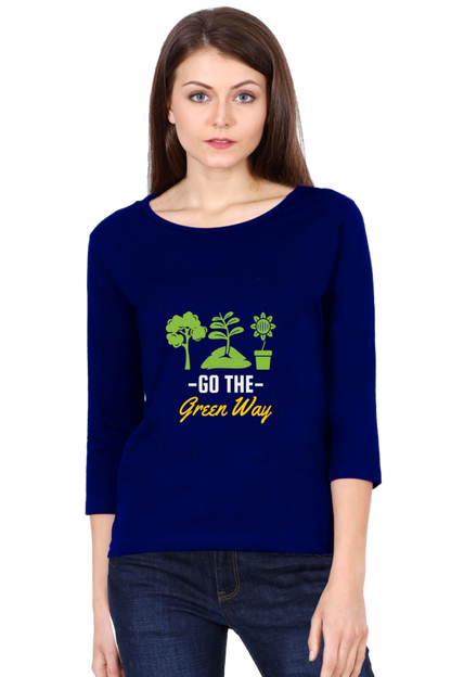 Women’s Full Sleeves Gardening T-Shirts - way