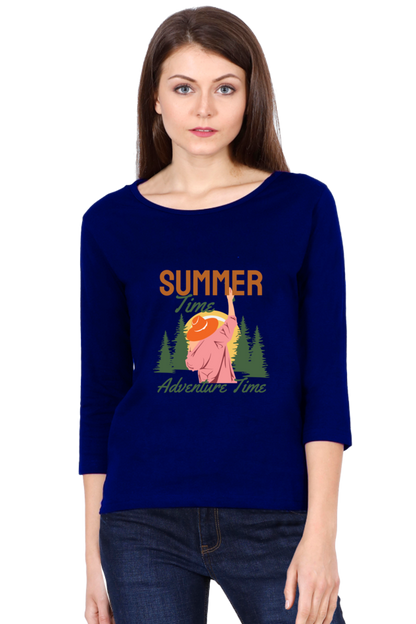 Women’s Full Sleeves Summer T-Shirts -  Adventure